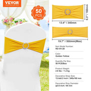Bild in Galerie-Viewer laden, Amocart 50pcs Stretch Spandex Chair Sashes Chair Sashes Bands for Wedding Party Banquet Decoration Elastic Bulk Chair Cover