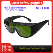 Load image into Gallery viewer, Laser Protective glasses 10600nm OD6 UV400 532nm 808nm 1064nm Laser Safety Glasses IPL glases Laser Protection Laser glasses