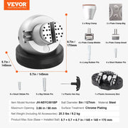 Load image into Gallery viewer, Amocart Ball Vise 3" 5" Engraving Setting Tool Standard Rotation Engraving Block Vise Attachment Jewelry Engraving Block Tools