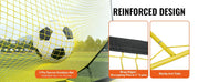 Load image into Gallery viewer, Amocart Soccer Trainer 2 IN 1 Rebounder Net Iron Soccer Practice Equipment Sports Football Rebounder Wall forTeam Solo Training