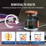 Load image into Gallery viewer, SucceBuy 400ML Hydrogen Water Cup Hydrogen Generator SPE Technology Hydrogen Water Ionizer Machine with Wireless Charging Base