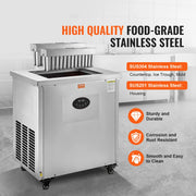 Load image into Gallery viewer, SucceBuy Commercial Popsicle Machine Ice Pops Making Machine Stainless Steel Commercial Ice Lolly Maker Popsicle Machine - AMOCART