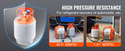 Load image into Gallery viewer, Amocart 30 lbs Refrigerant Recovery Tank with Float Switch Reusable AC Recovery Tank HVAC for All Refrigerant Prevent Overflow