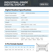 Load image into Gallery viewer, Industrial 3VA LCD DRO Readout 300x192x78mm 4kg Linear Error Compensation Precision Machining CNC Equipment Display System