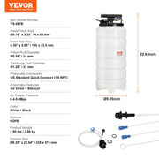 Load image into Gallery viewer, SucceBuy 6.5L/15L Pneumatic Fluid Extractor with Suction Hose Oil Changer Fuel Pump for Automotive Fluids Vacuum Evacuation