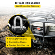 Load image into Gallery viewer, SucceBuy G80 V Bridle Chain 5/16" x 2' Towing Chain Bridle with 15" J & T & Grab Hooks Chain Bridle for Flatbed Truck Transport - AMOCART