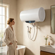 Load image into Gallery viewer, 110V 1500W Electric Water Heater, Digital Display Hot Water Storage Tank, Wall Mounted for Bathroom Kitchen, US Plug