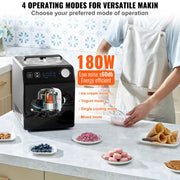 Load image into Gallery viewer, SucceBuy Upright Automatic Ice Cream Maker with Built-in Compressor 2 Quart No Pre-freezing Fruit Yogurt Machine 4 Modes
