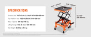 Bild in Galerie-Viewer laden, SucceBuy Motorcycle Lift 350/1100/1500 LBS Capacity Motorcycle Scissor Lift Jack with Wide Deck&Safety Pin for Bikes Motorcycles