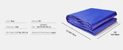 Load image into Gallery viewer, Amocart Heavy Duty Tarp Waterproof Tear Proof Poly Plastic Tarps Cover Multi-Purpose Outdoor Tarpaulin with Grommets for Truck