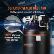 Charger l'image dans la visionneuse de galerie, Amocart 80 Gallon Air Compressor 6.5HP 145PSI Oil Free Air Compressor Ultra Quiet Compressor for Industrial Sites Auto Repair