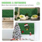 Charger l'image dans la visionneuse de galerie, Amocart Artificial Boxwood Panel UV 24pcs 20x20/24x16 in Boxwood Hedge Wall Panels Artificial Grass Backdrop Wall Green Grass