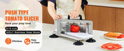Load image into Gallery viewer, Amocart Tomato Slicer 3/16 inch Tomato Cutter Slicer Stainless Steel Heavy Duty Tomato Slicer Machine, Manual Tomato Slicer