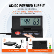Load image into Gallery viewer, SucceBuy 110 lbs Digital Postal Shipping Scale with Timer 90° Foldable LCD Screen AC/DC Powered Package Scale for Laggage Home