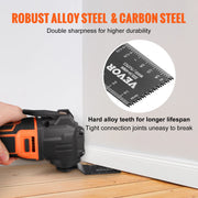 Load image into Gallery viewer, SucceBuy 50PCS Oscillating Saw Blades Universal Release Dewalt Multitool Blades for Wood Cutting Plastic Renovator Power Tool