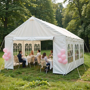 Load image into Gallery viewer, 10'x20' Heavy Duty Waterproof Anti-UV Carport Car Canopy Outdoor Gazebo With Removable Sidewalls Commercial Party Tent for Wedding BBQ Outdoor Events