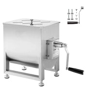 Load image into Gallery viewer, SucceBuy 10 20 30 40L Manual Meat Mixer Fixed Tank Meat Processing Equipment Sausage Mixer Machine with Lid Handle Gear Reducer - AMOCART