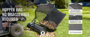 Load image into Gallery viewer, SucceBuy 52-inch Lawn Sweeper Tow Behind 26cu.ft. Large Pull Behind Heavy Duty Leaf Grass Collector for Picking Up Debris Grass