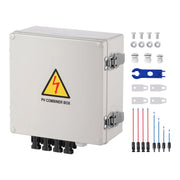Charger l'image dans la visionneuse de galerie, Boîte de Combinaison PV SucceBuy 4 ou 6 Cordes Boîte de Combinaison Solaire Fusible de Courant Nominal 10A / 15A pour Système de Panneaux Solaires Connecté ou Non au Réseau