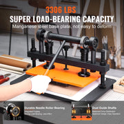 Load image into Gallery viewer, SucceBuy Leather Cutting Machine Embossing Plate Manual Die Cutter 0.47 in Pressure Stroke Leather Embossing Machine