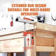 Charger l'image dans la visionneuse de galerie, Amocart Bar Clamps for Woodworking F Clamp 2-Pack 36" Clamp/Spreader 600 lbs Load 2-Pack 50" Parallel Clamp Set 1100 lbs Load