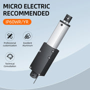 Load image into Gallery viewer, Mini telescopic linear actuator small micro 6V/12V/24VDC electric reciprocating lifting linear actuator stroke range 10-200mm