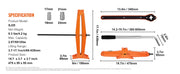 Load image into Gallery viewer, SucceBuy Scissor Jack 2.5 Ton Scissor Car Jack 3.7"-17.1" Lifting Range Scissor Lift Jack Portable Tire Jack for Car Truck SUV