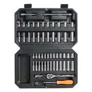 Load image into Gallery viewer, SucceBuy 6-Point Socket Opening 54 Pieces Tool Set SAE and Metric Standard Sockets with Storage Case for industrial or home use - AMOCART