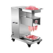 Charger l'image dans la visionneuse de galerie, Amocart 500Kg/H Electric Meat Slicer 750W Commercial Meat Cutter 3mm Stainless Steel Blades Food Cutting Slicing Machine