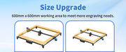 Bild in Galerie-Viewer laden, Twotrees TTS-20 Max Metal 20W Laser Engraving Machine 600x600mm Laser Cutting Machine For Cutting MDF Acrylic cnc laser engraver