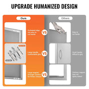 Charger l'image dans la visionneuse de galerie, 【Premium】Amocart BBQ Access Door Double Outdoor Kitchen Stainless Steel Flush Mount Door for BBQ Island Grilling Station Outsid
