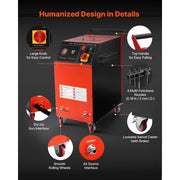 Load image into Gallery viewer, SucceBuy Dry Ice Blasting Machine 7.5/5KG Dry Ice Cleaning Machine with 4 Nozzles Adjustable Pressure & Dry Ice 110V/220V
