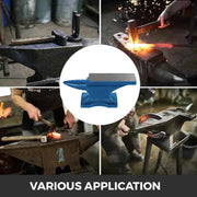 Load image into Gallery viewer, Amocart 10-45KG Anvil Blacksmith Forged Metal Work Jewelry Metalsmiths Metal Riveting Flattening Forging Forming Bench Tools