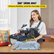 Load image into Gallery viewer, Amocart Heat Press Machine 12 x 15 /15x15 Inches Fast Heating 360 Swing Away Digital Sublimation T-shirt Vinyl Transfer Printer