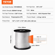 Bild in Galerie-Viewer laden, Amocart Polyester Pull Tape Mule Flat Rope Printed Webbing Cable Pulling Tape for Packaging Gardening Electrical Conduit Work