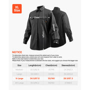 Load image into Gallery viewer, SucceBuy Flame Resistant Welding Jacket 7oz. FR Shirts for Men Machine Washable Cotton Heat-Resistant Welding Shirt - XL Size - AMOCART