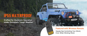 Bild in Galerie-Viewer laden, Amocart 4500lbs ATV/UTV Electric Winch Nylon/Steel Rope Winch with Wireless/Wired Remote for Truck Car Towing Jeep Off-Road SUV