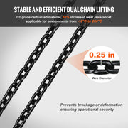 Charger l'image dans la visionneuse de galerie, Amocart 2200 lbs Electric Chain Hoist Single Phase Overhead Lifting Crane with Chain 10 ft Wired Remote Control for Garage
