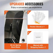 Load image into Gallery viewer, Amocart Manual Wire Stripping Machine Portable Aluminum Frame 11.5-25mm 11.5-38mm Wire Peeler for Cable Scrap Copper Recycling