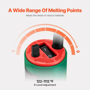 Load image into Gallery viewer, SucceBuy 1600W Plastic Welding Gun Hot Air Plastic Welder Pistol PVC TPO Vinyl Heat Gun Welding Torch Kit W/ for PP/PE/PVC Sheet