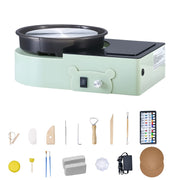 Load image into Gallery viewer, SucceBuy 3/6 inch Mini Pottery Wheel Turntable Forward Reverse Rotation Adjustable Speed Electric Clay Wheel for Kids and Adults