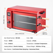 Load image into Gallery viewer, SucceBuy Shawarma Grill Machine 2 Strings of Barbecue Capacity Chicken Shawarma Cooker Machine for Restaurant Kitchen Parties - AMOCART