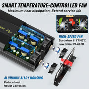 Load image into Gallery viewer, SucceBuy Pure Sine Wave Power Inverter 2500W/3500W/5000W 12V DC to 120V AC Aluminum Alloy LCD Screen & LED Indicators Power Use