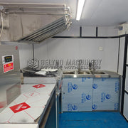 Bild in Galerie-Viewer laden, Belyoo Street Food Vending Carts Pizza Mobile Fast Food Truck Van Ice Cream Cart Food Trailers with Oven for Sale USA Europe