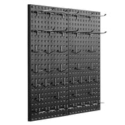 Load image into Gallery viewer, SucceBuy 24 x 12in 2/4pcs Metal Pegboard Panels Wall Organizer with Hooks Accessories for Garage Tool Storage Craft Room Home - AMOCART