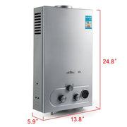 Load image into Gallery viewer, LPG 6L/8L/10L/12L/16L/18L Wasser Heizung 36KW Instant Liquefied Petroleum Gas Wasser heizung Edelstahl Kessel Kit Portable