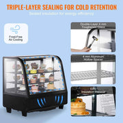 Load image into Gallery viewer, Amocart Refrigerated Display Case Countertop Pastry Display Case LED Lighting TURBO Cooling Frost Free Air Cooling