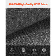 Load image into Gallery viewer, SucceBuy 90% Sun Shade Cloth 10x10/12/20ft Pergola Shade Cover 140 GSM HDPE Canopy Privacy Screen for Outdoor Garden Backyard