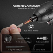 Bild in Galerie-Viewer laden, Amocart 70/100/101/246/318 PCs Drill Bit Set Screwdriver Bit Set Suitable Drilling and Screw Driving Drill Combo Bit Sets