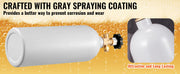 Load image into Gallery viewer, SucceBuy 5 Lbs CO2 Tank Aluminum Gas Cylinder Brand New CO2 Cylinder with Gray Spray Coating CO2 Tank with CGA320 Valve